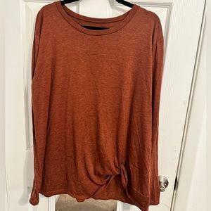 Burnt Orange Top 2X
